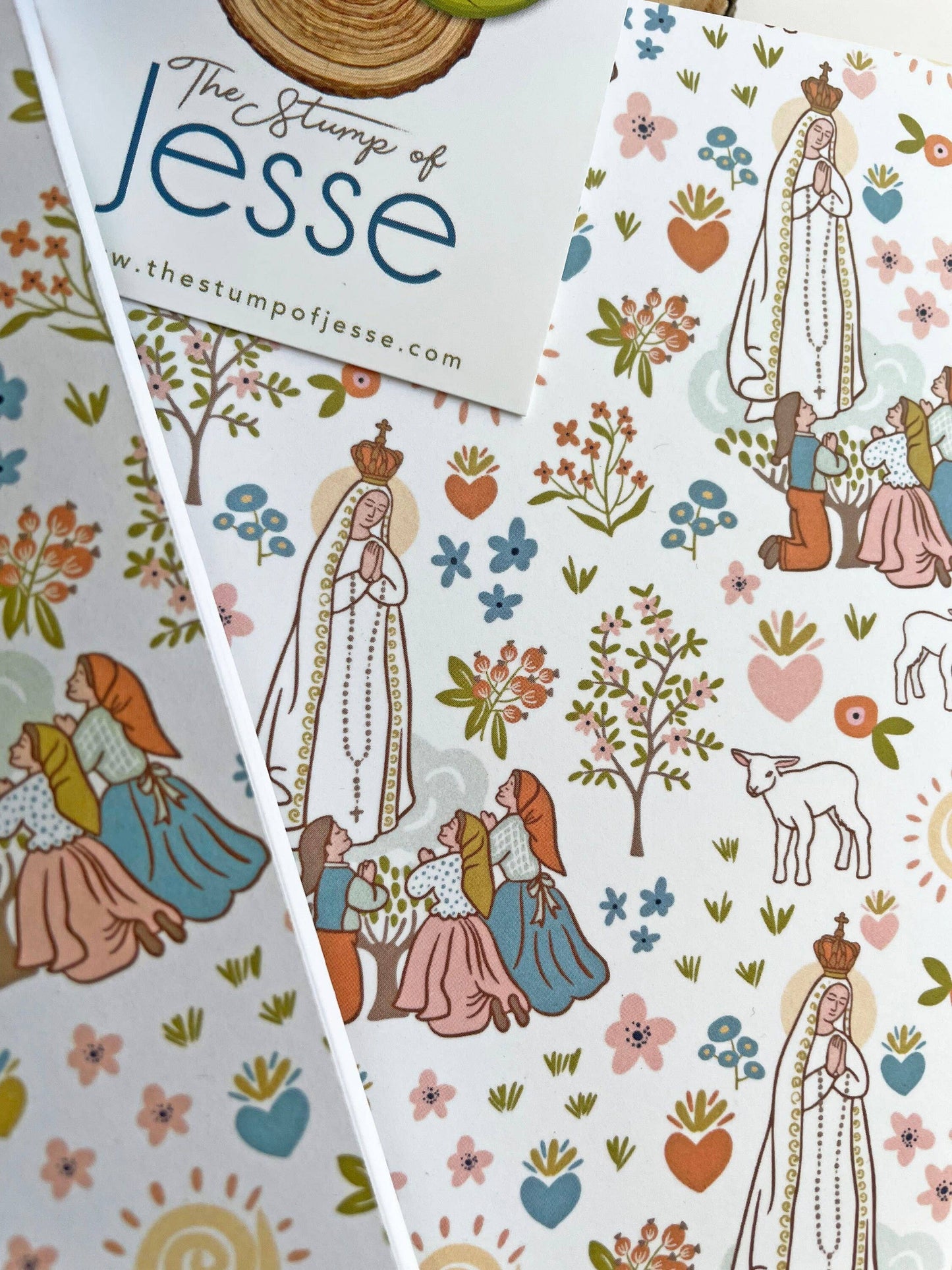 Our Lady of Fatima Ruled Notebook