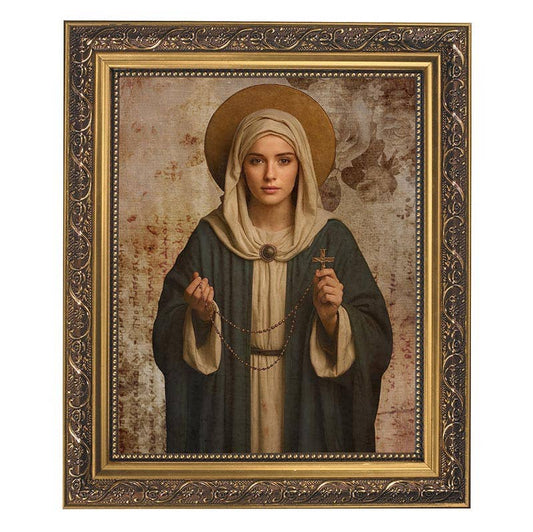 Jeanette Gianola Framed Print - Mary of the Rosary