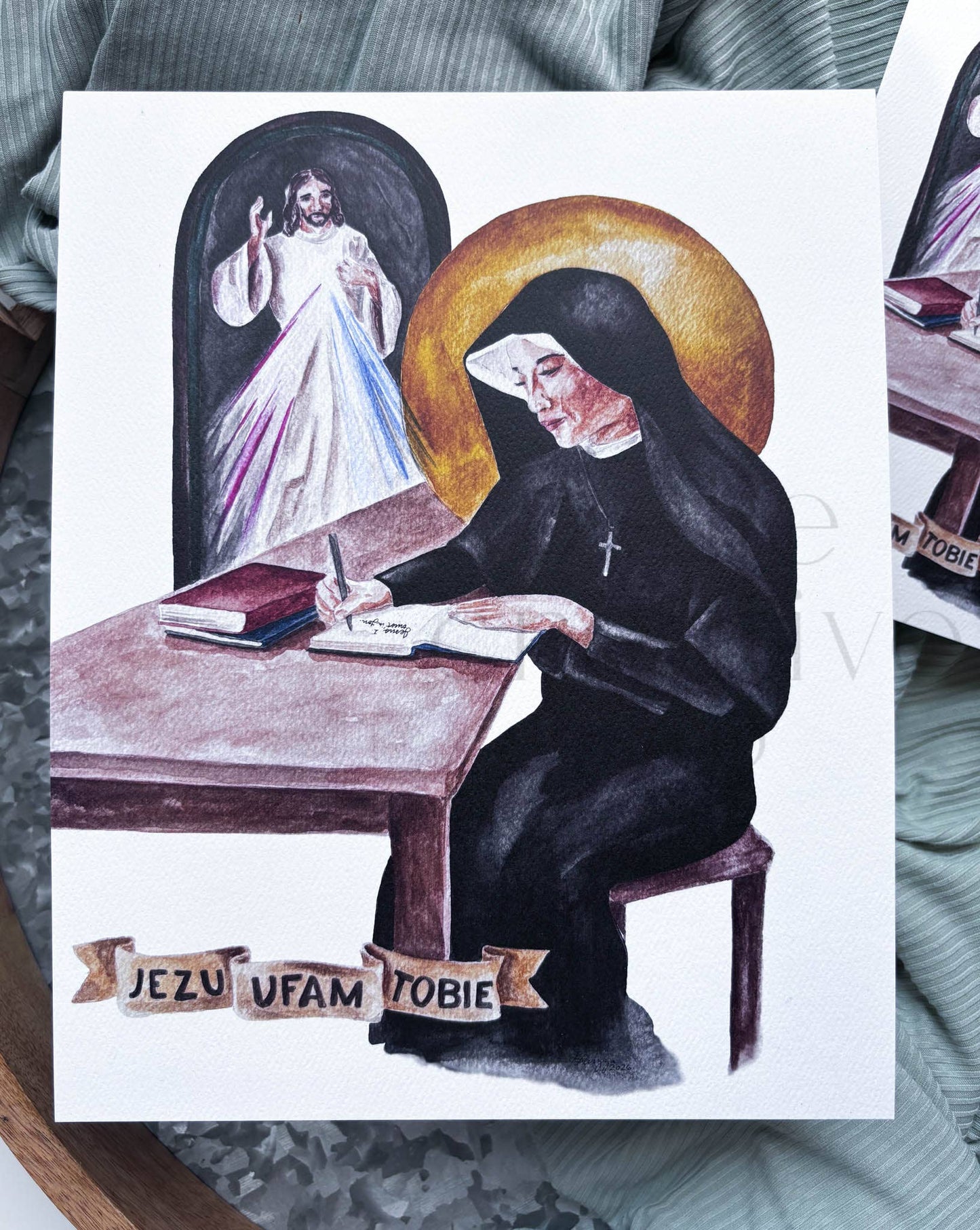 St. Faustina Kowalska & Divine Mercy  |  Print