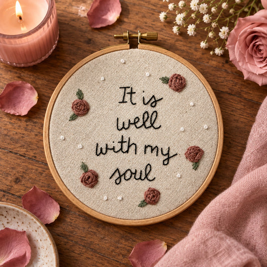 It is well with my soul Embroidery