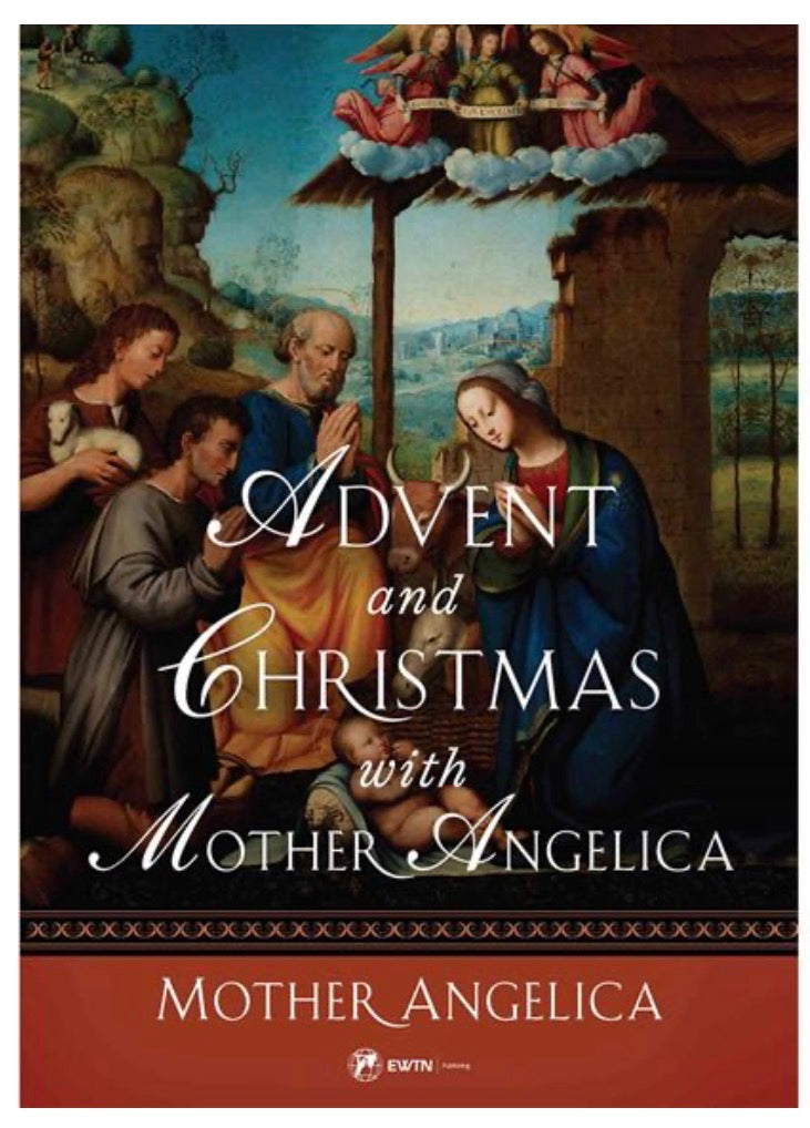 Advent and Christmas with lady Angelica book cover with white background 
