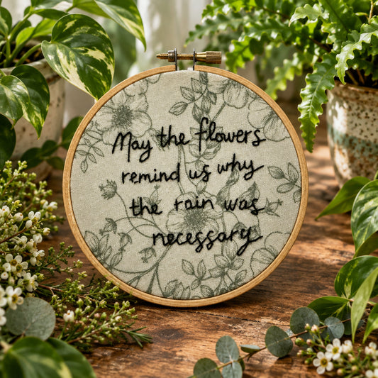 May the Flowers Embroidery