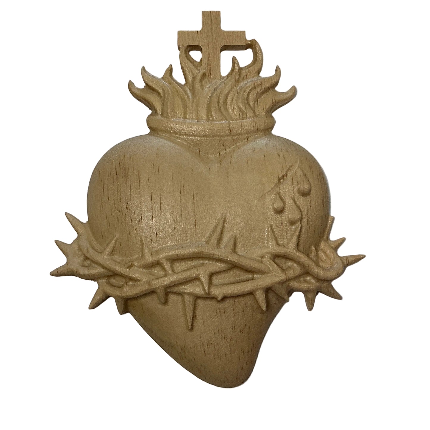 Sacred Heart Carving