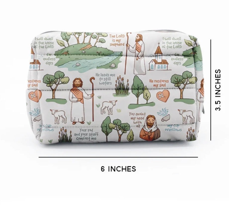 The Good Shepherd Puffer Pouch