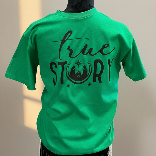 Youth True Story Green T-shirt