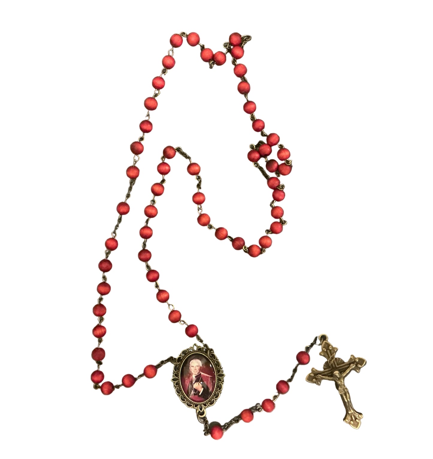 Fulton Sheen Rosary (Rose scented beads)