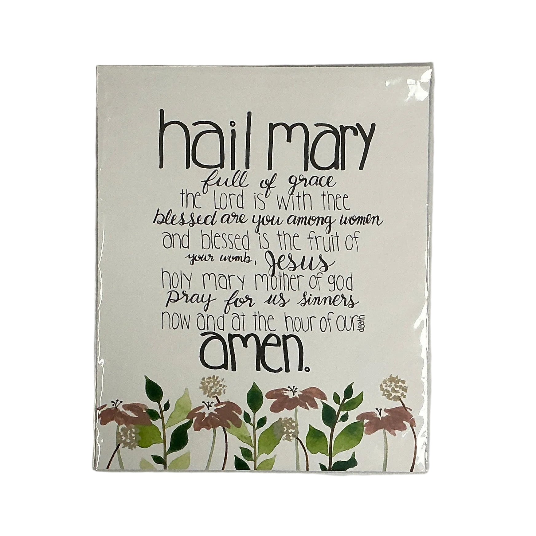 White with printed design on a gray surface