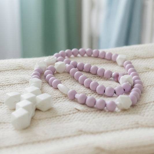 Silicone Little Flower Baby Rosary