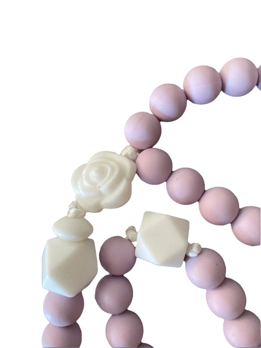 Silicone Little Flower Baby Rosary