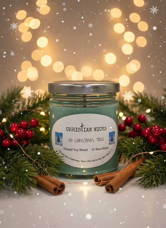 Oh Christmas tree candle