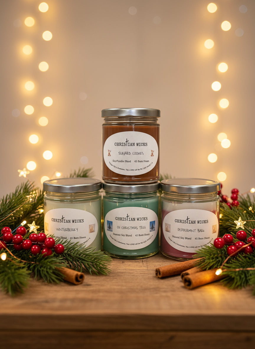 Sugared cookie candle