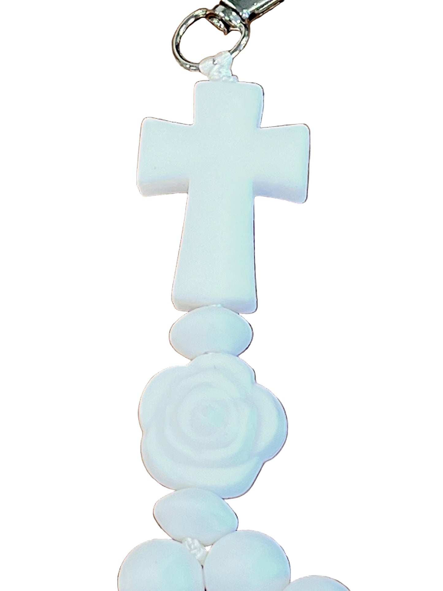 First Communion Decade Silicone Keychain