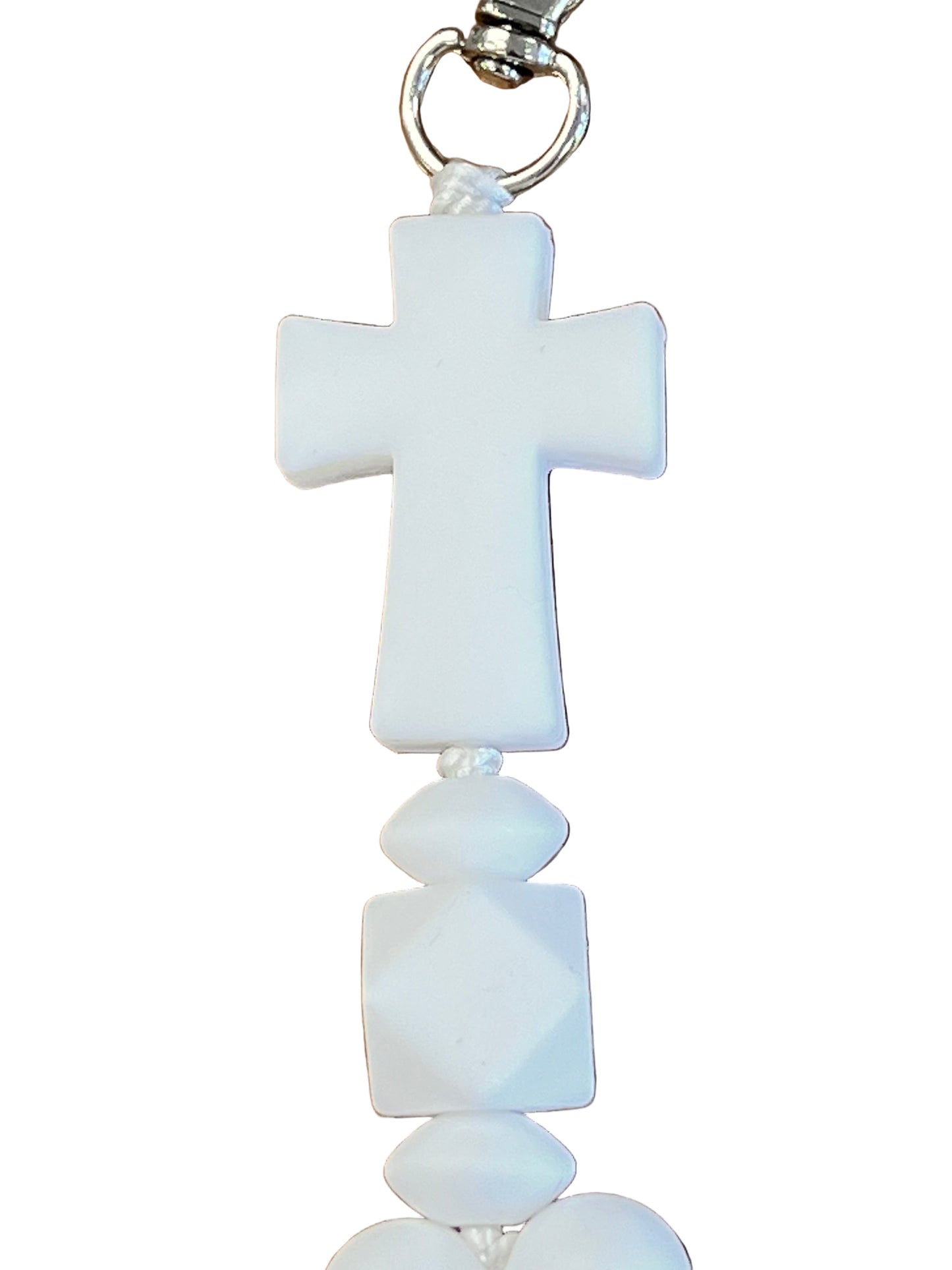 First Communion Decade Silicone Keychain
