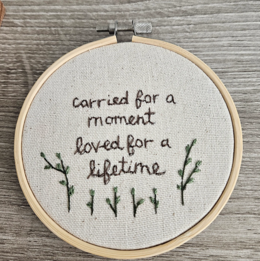 Carried for a Moment Embroidery