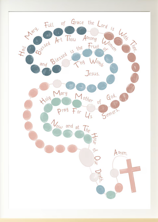 Rosary Wall Print