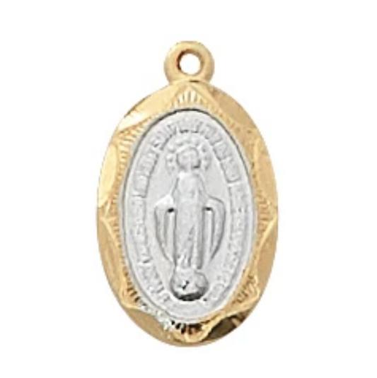 Two-tone Miraculous Medal