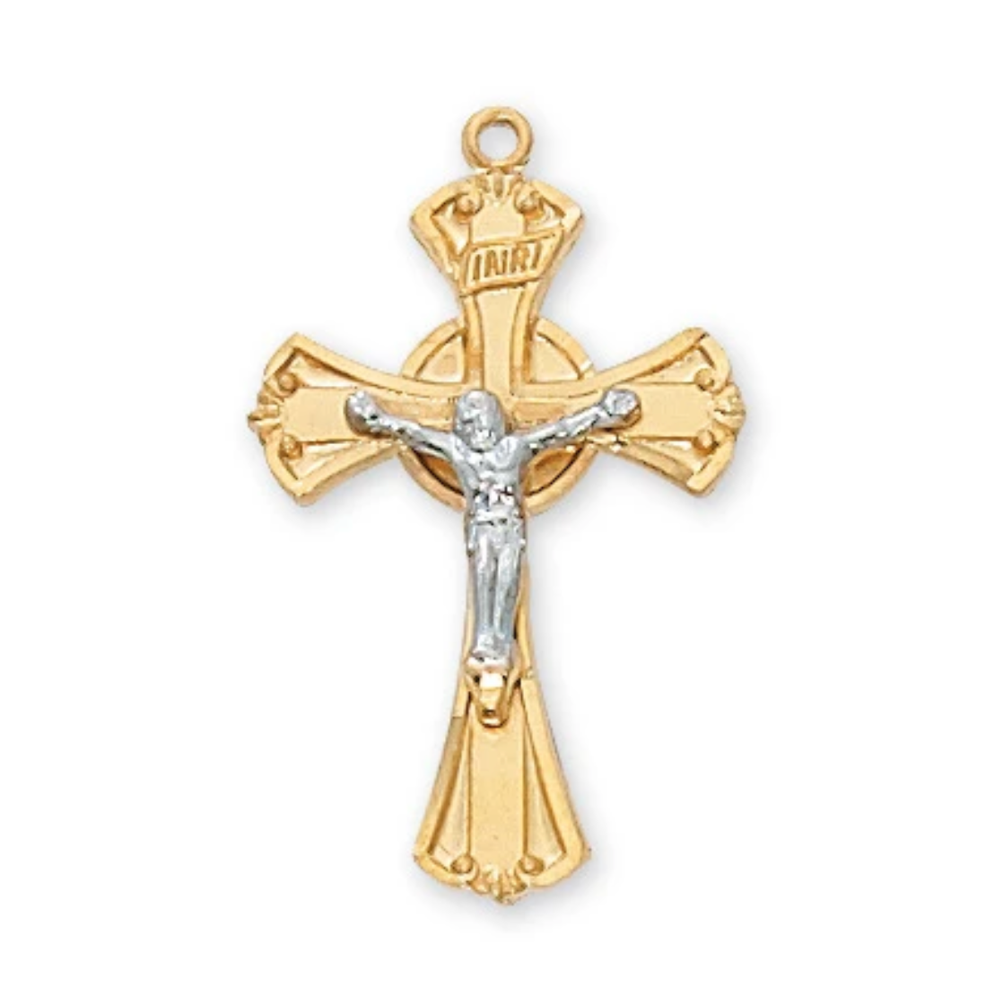18" Two Tone Crucifix