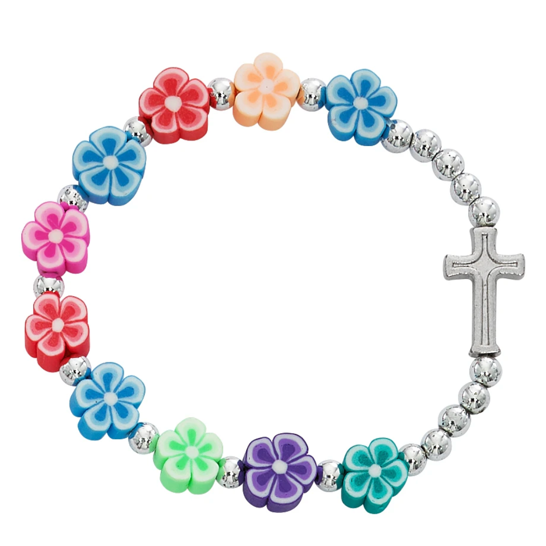 Kids Multi-color Flower Bracelet
