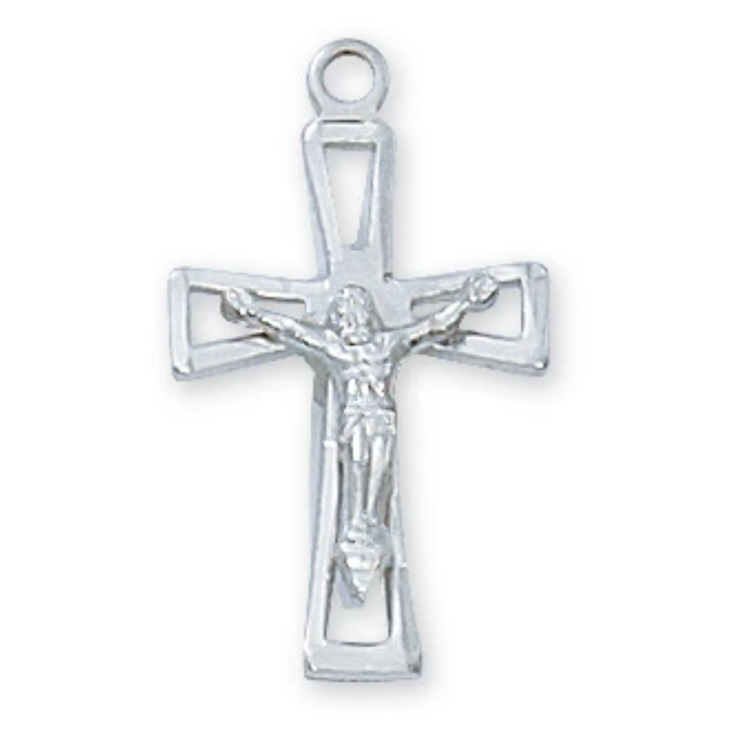 18" Sterling Crucifix