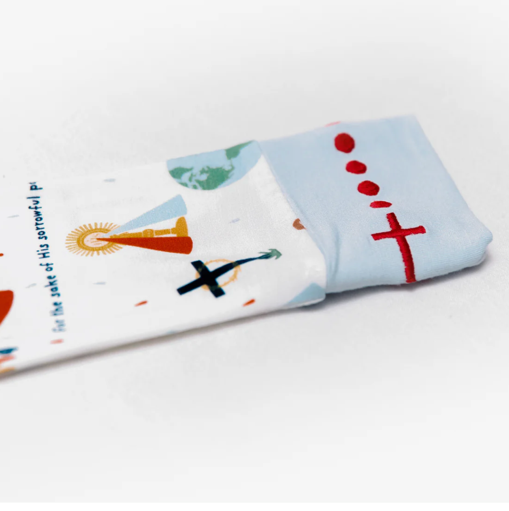 Divine Mercy Footie Baby Pajamas