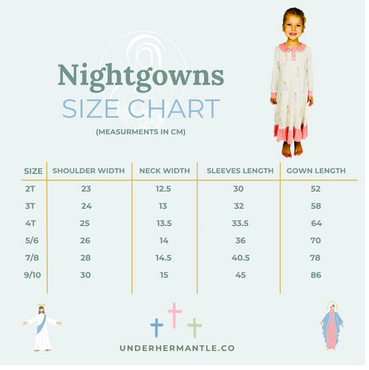St. Therese of Lisieux Girls Nightgown