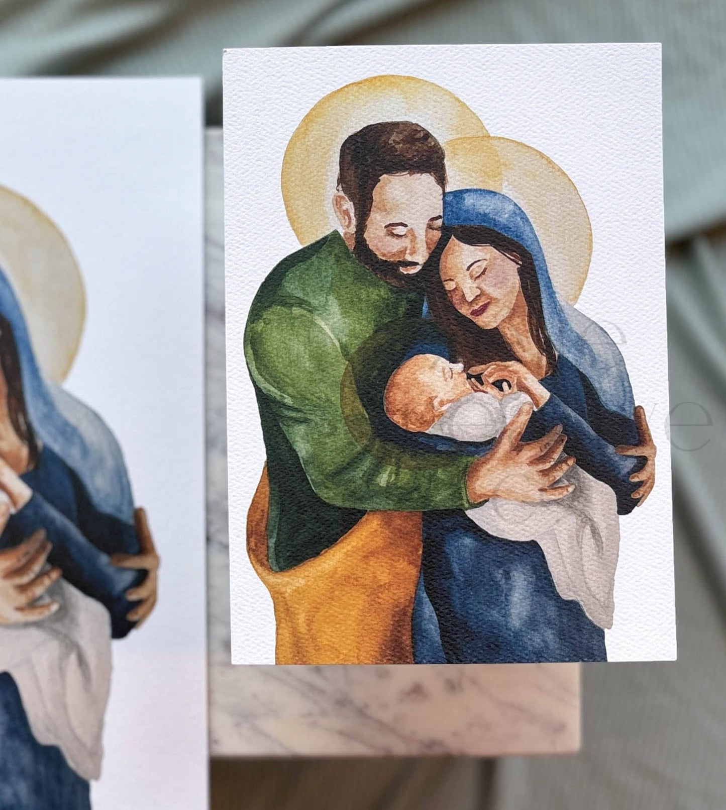 Watercolor Holy Family | Print