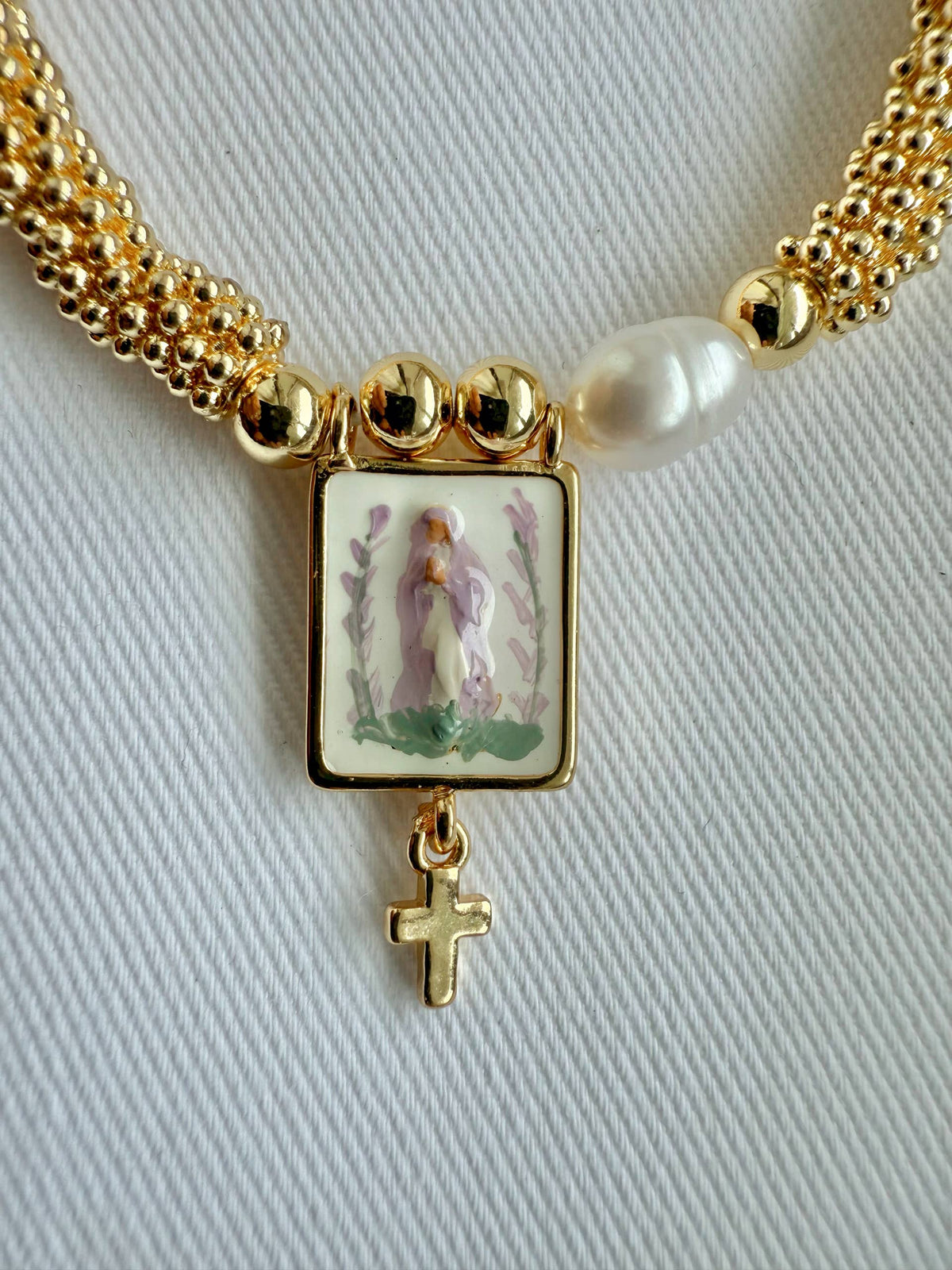 Our Lady in Lavender Bracelet