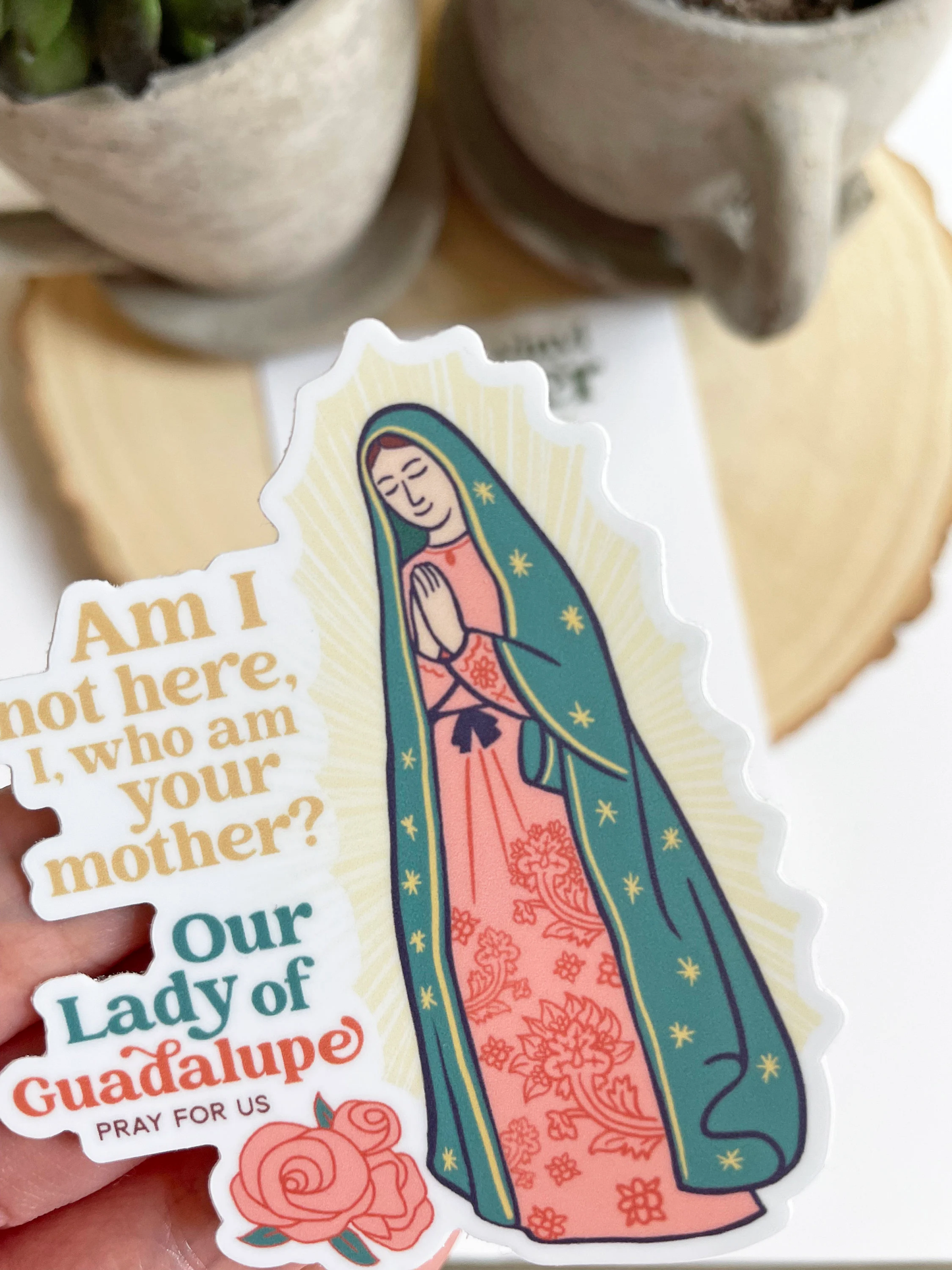 Our Lady of Guadalupe Waterproof Vinyl Sticker