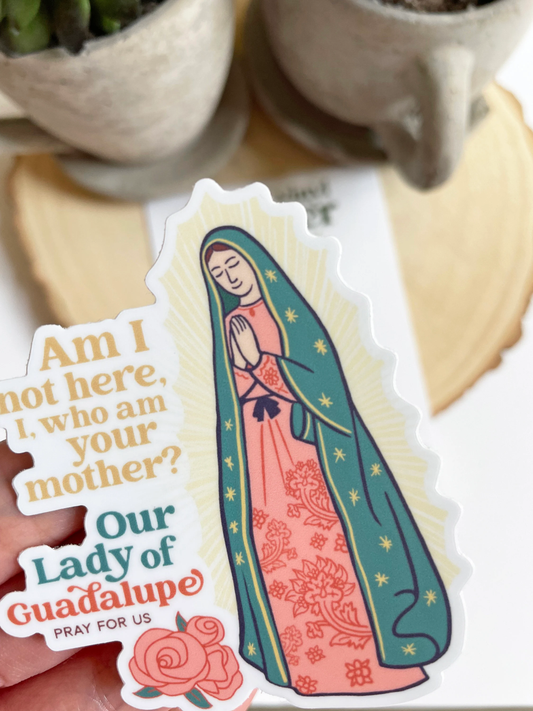 Our Lady of Guadalupe Waterproof Vinyl Sticker