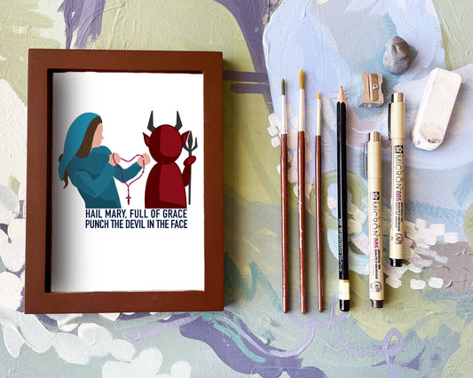 MARY vs. DEVIL  |  Print
