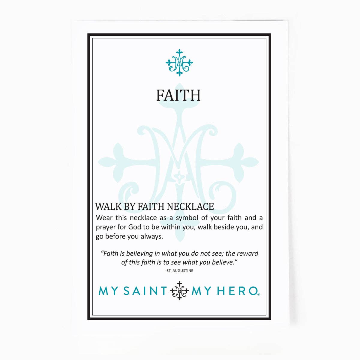 Walk By Faith Necklace - Gold Plated
