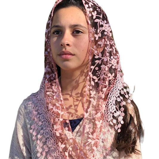 Veil ~ Cherry Blossom - Burgundy 