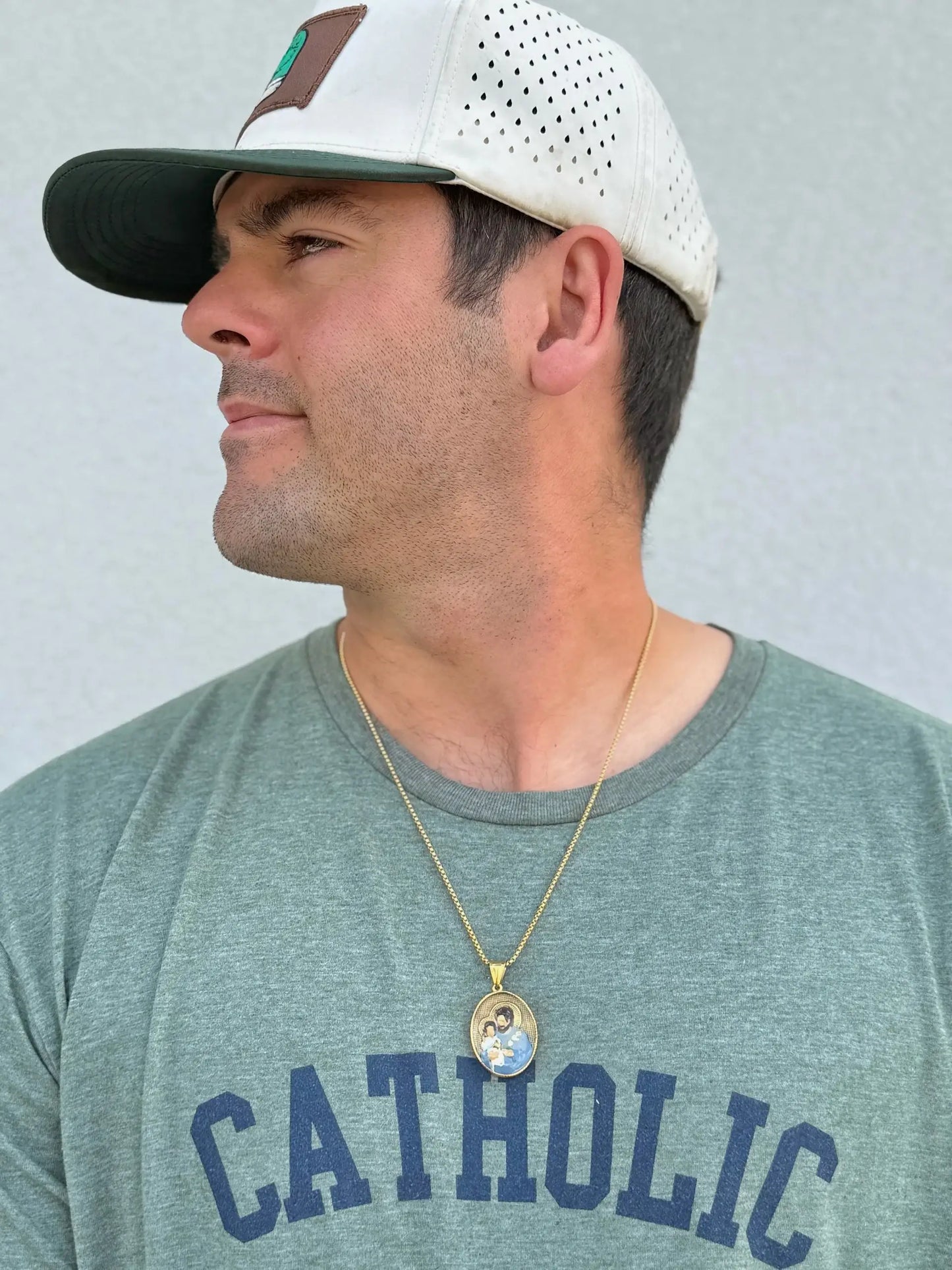 St. Joseph & The Child Jesus Necklace
