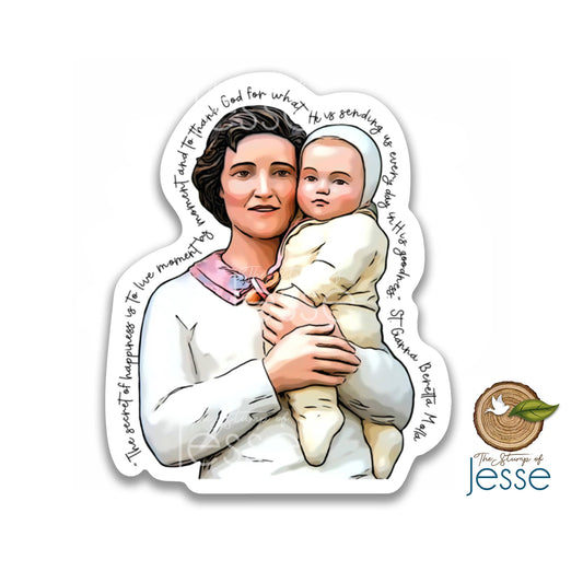 Saint Gianna Beretta Molla Catholic Sticker