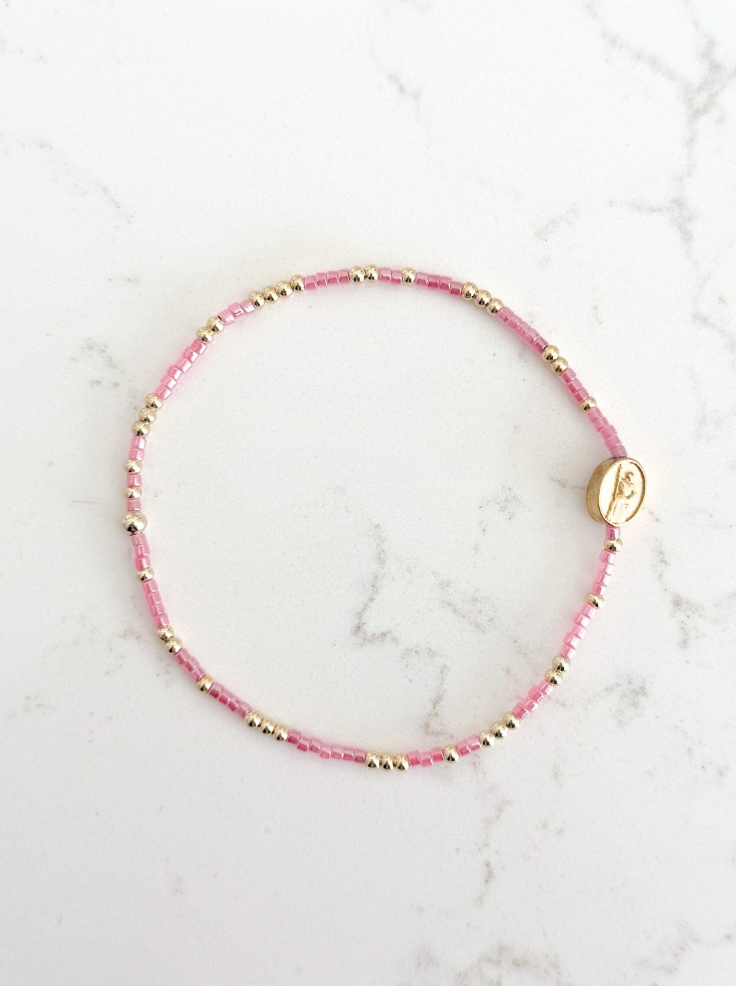 St. Joan of Arc Bracelet: Courage Teal / Adult Luxe (7.5")