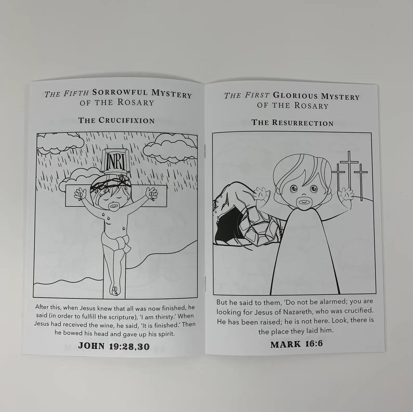 Catholic Saints Coloring Book Rosary Edition