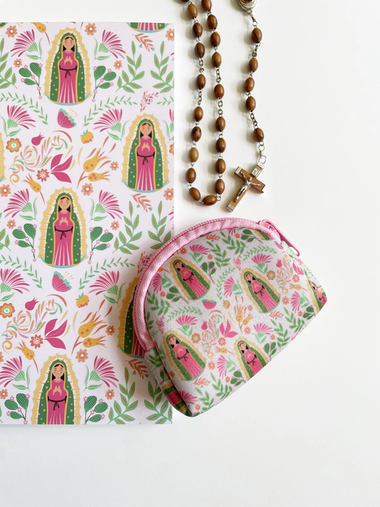 Rosary Pouch Our Lady of Guadalupe I Catholic Gift