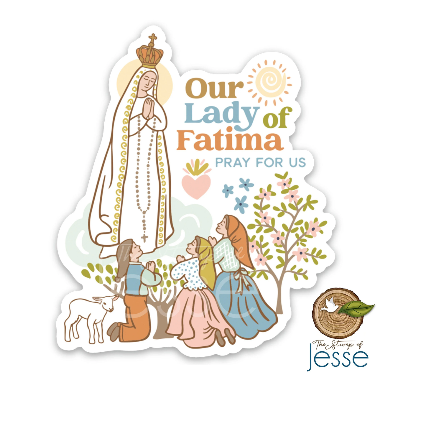 Our Lady of Fatima Sticker