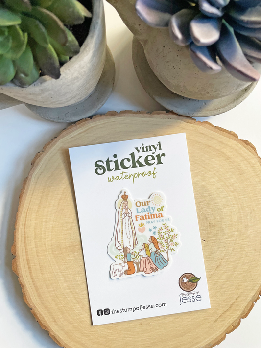 Our Lady of Fatima Sticker