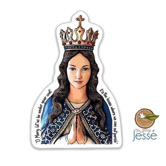 Blessed Virgin Mary Catholic Sticker