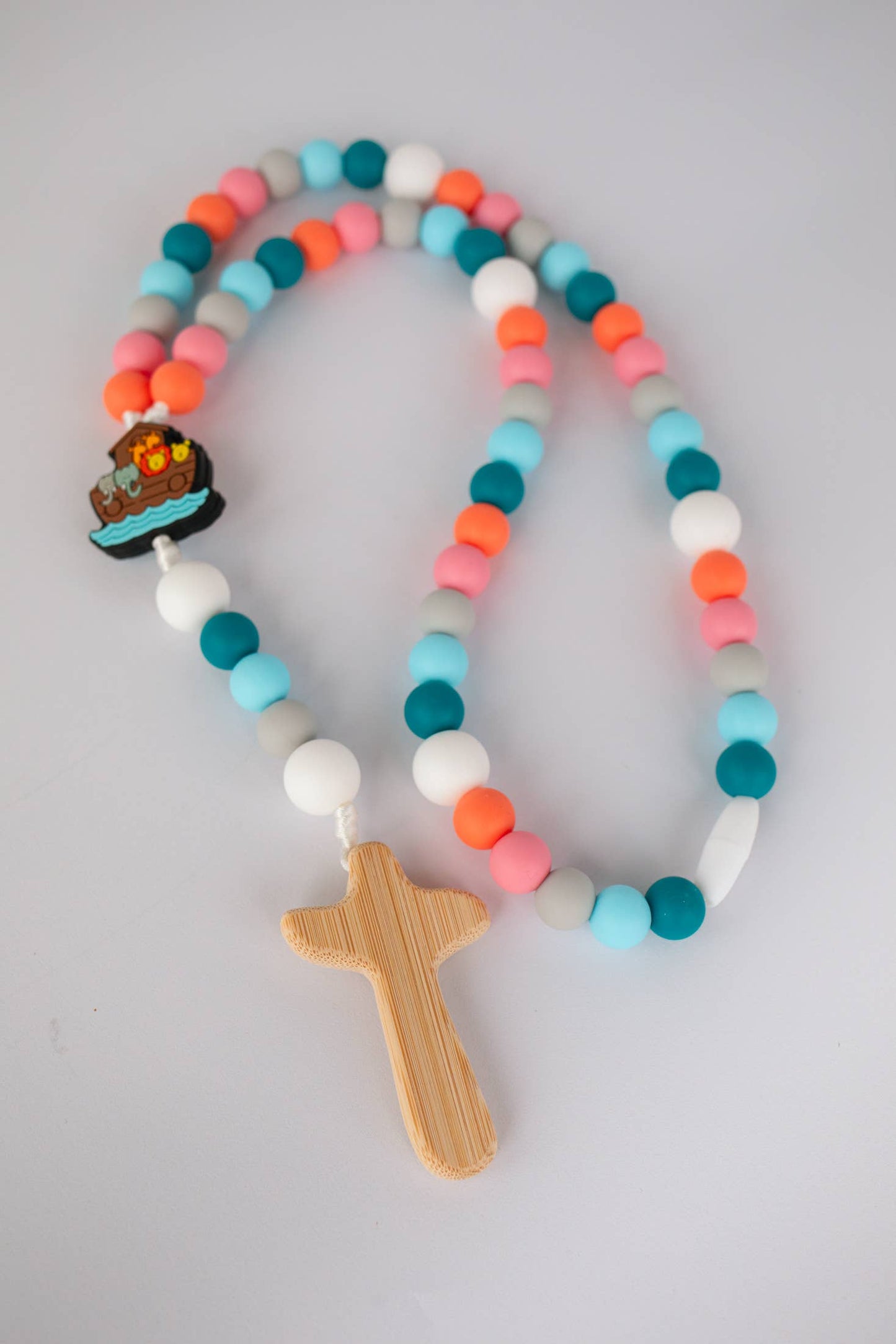 Girl Noah's Ark Baby Rosary