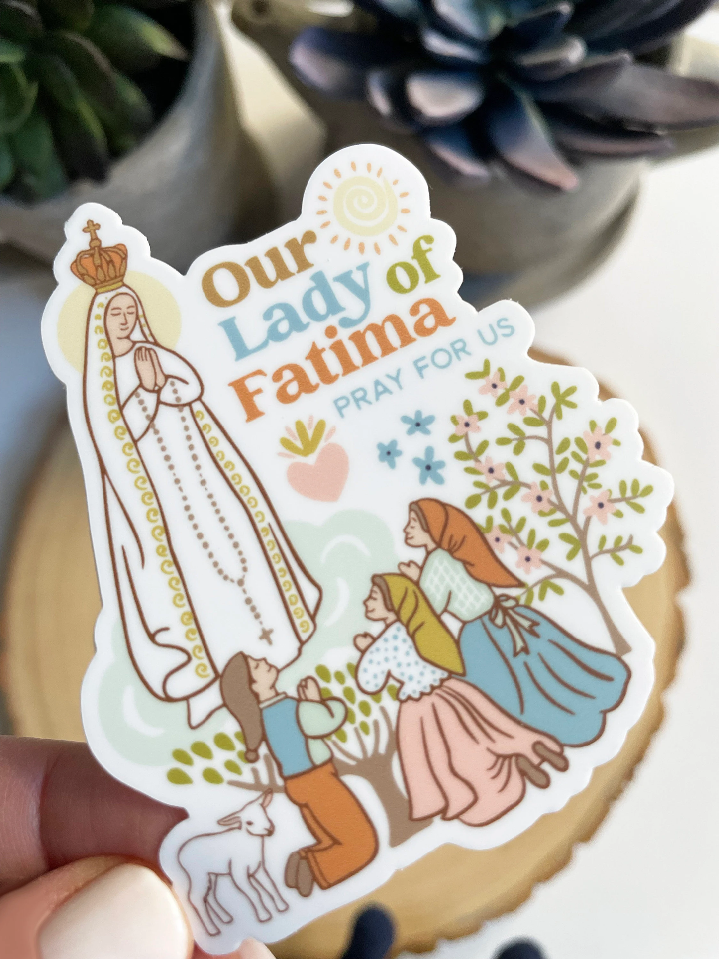 Our Lady of Fatima Sticker