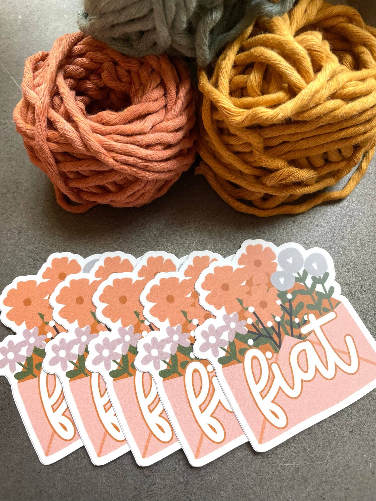 Fiat Catholic Sticker