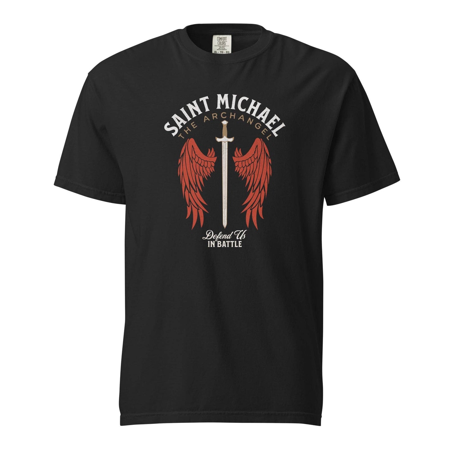 St. Michael (Defend Us In Battle) - Comfort Colors Tee