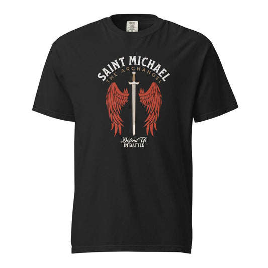 St. Michael (Defend Us In Battle) - Comfort Colors Tee